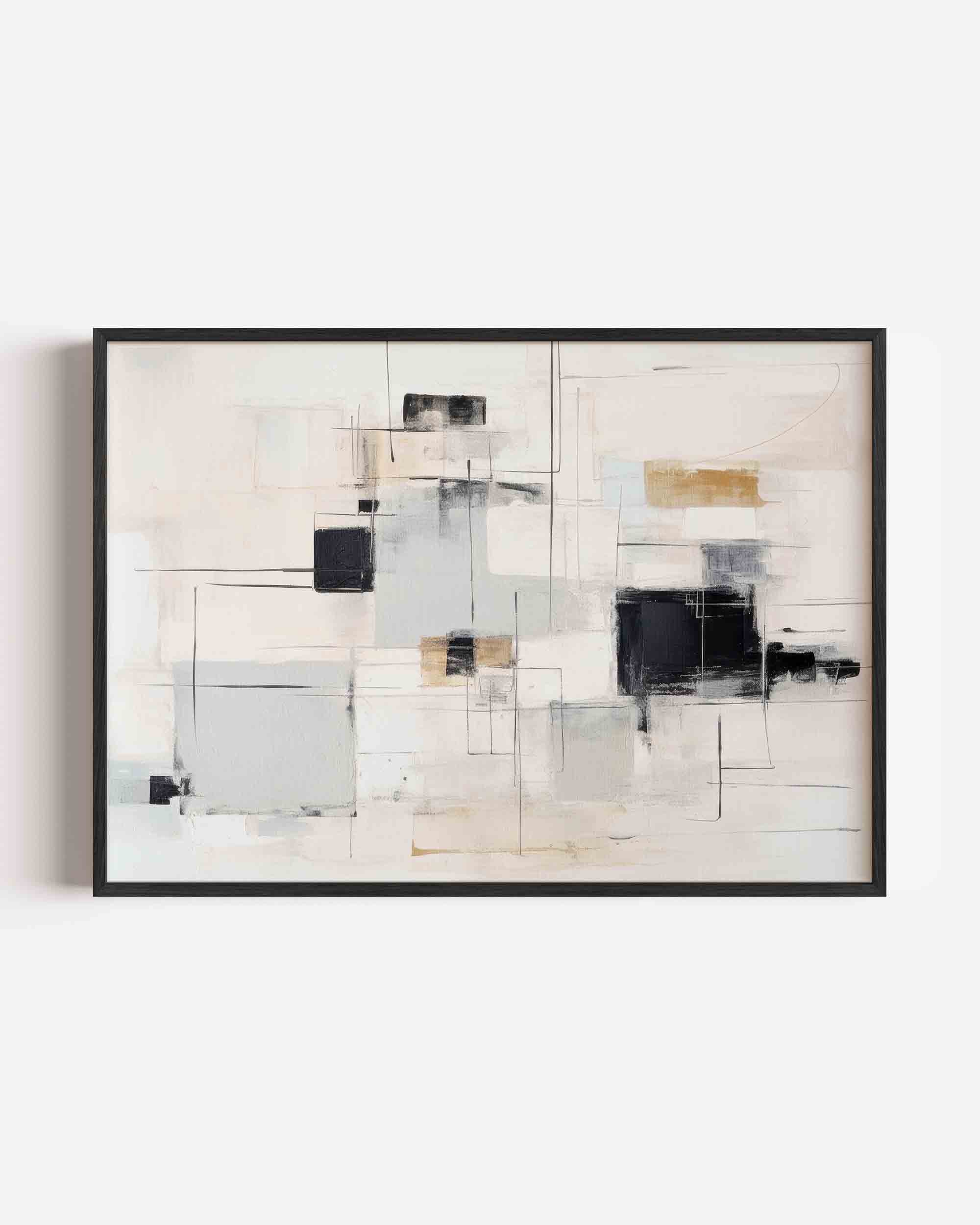 Abstracte vormen Poster