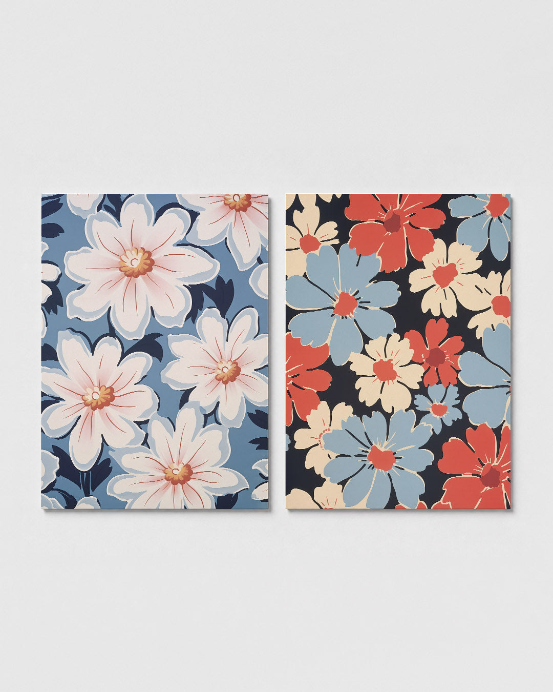 Bloemrijke vlakverdeling Posterset