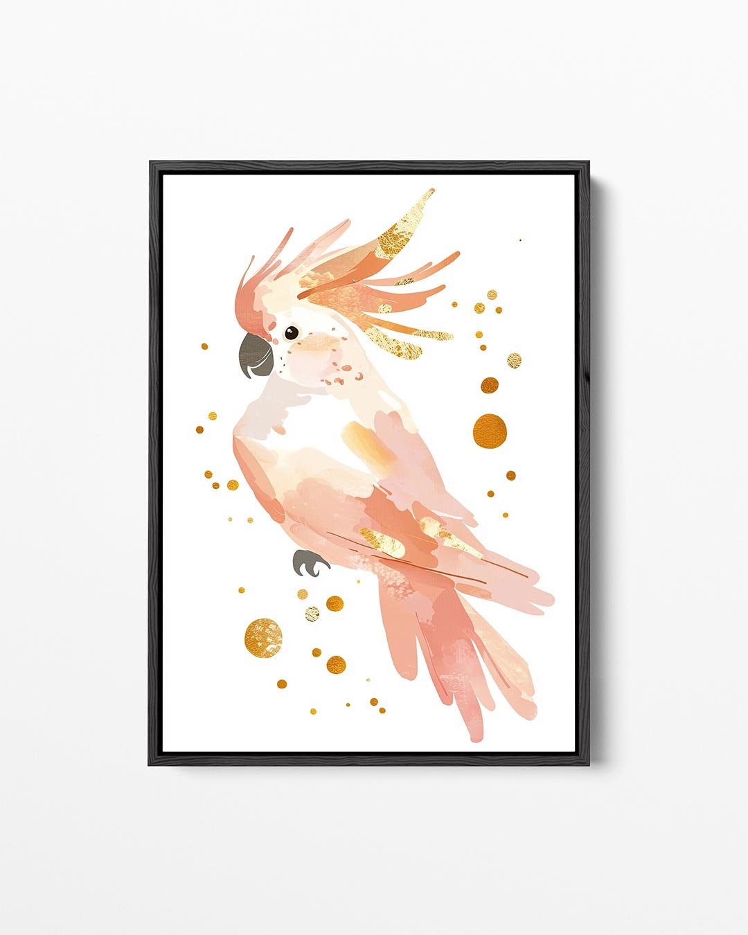 Vrolijke vogel illustratie Kunstwerk