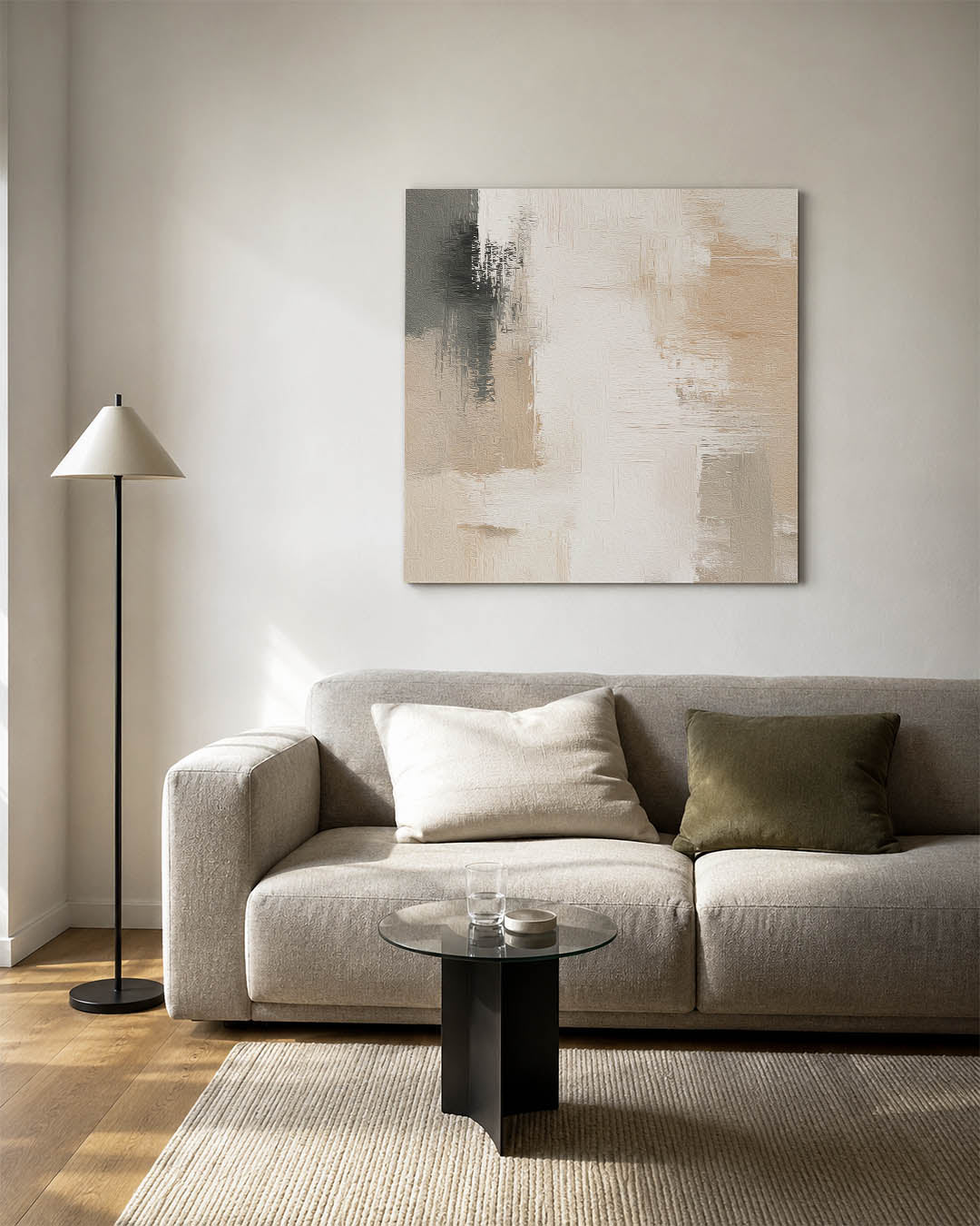 Zachte kleuren harmonie Kunstwerk