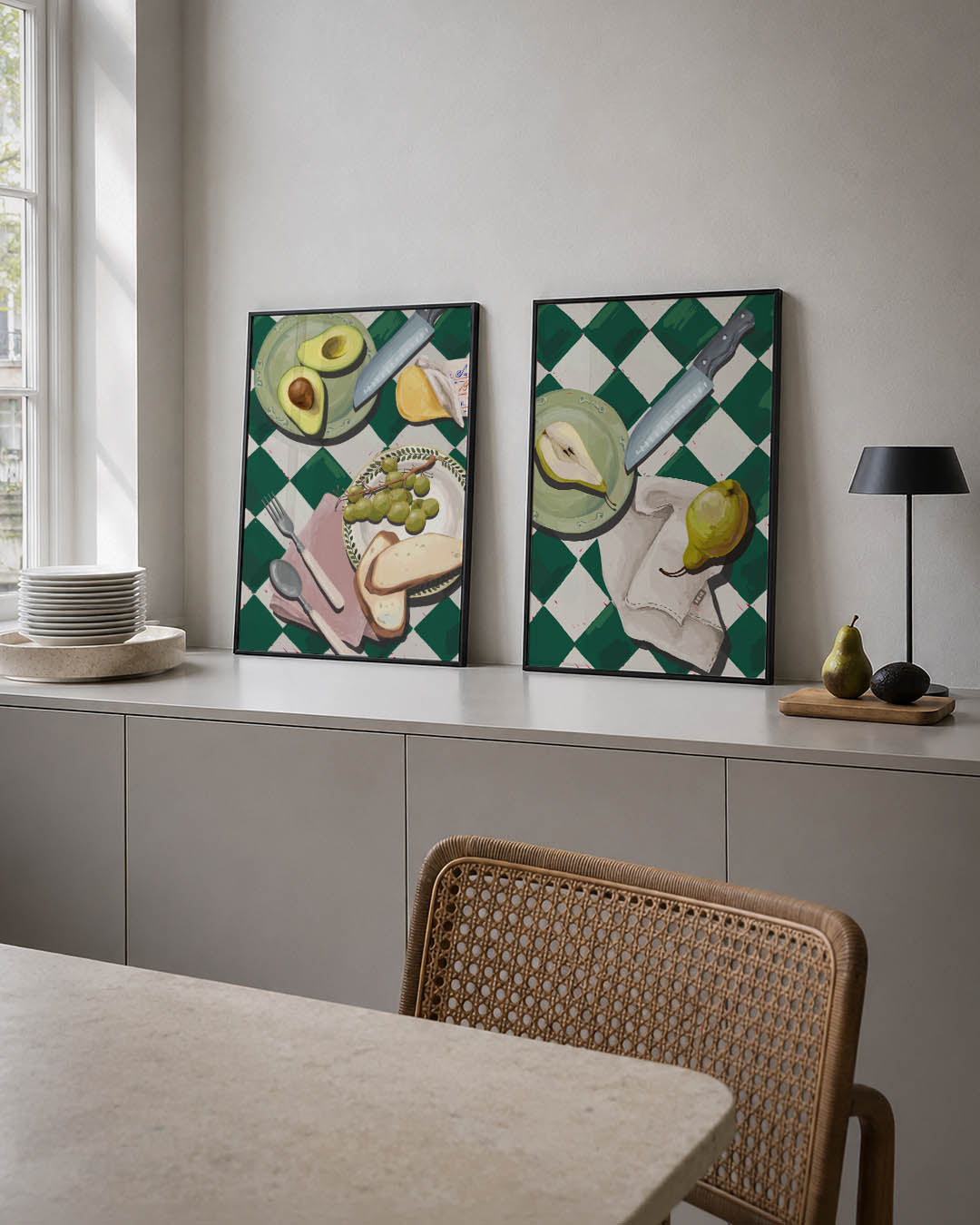 Eettafel harmonie Posterset