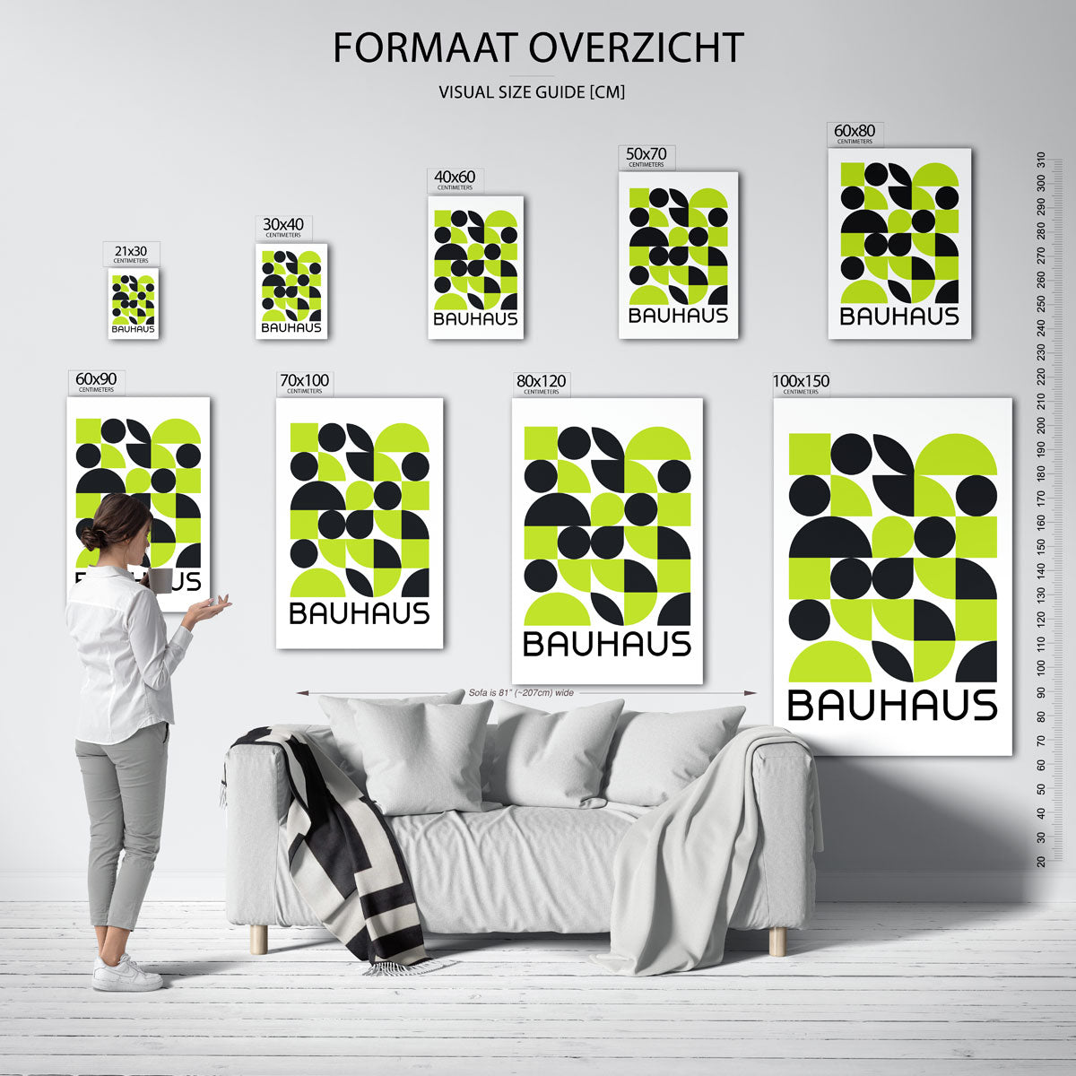 Vormen en vlakken Poster