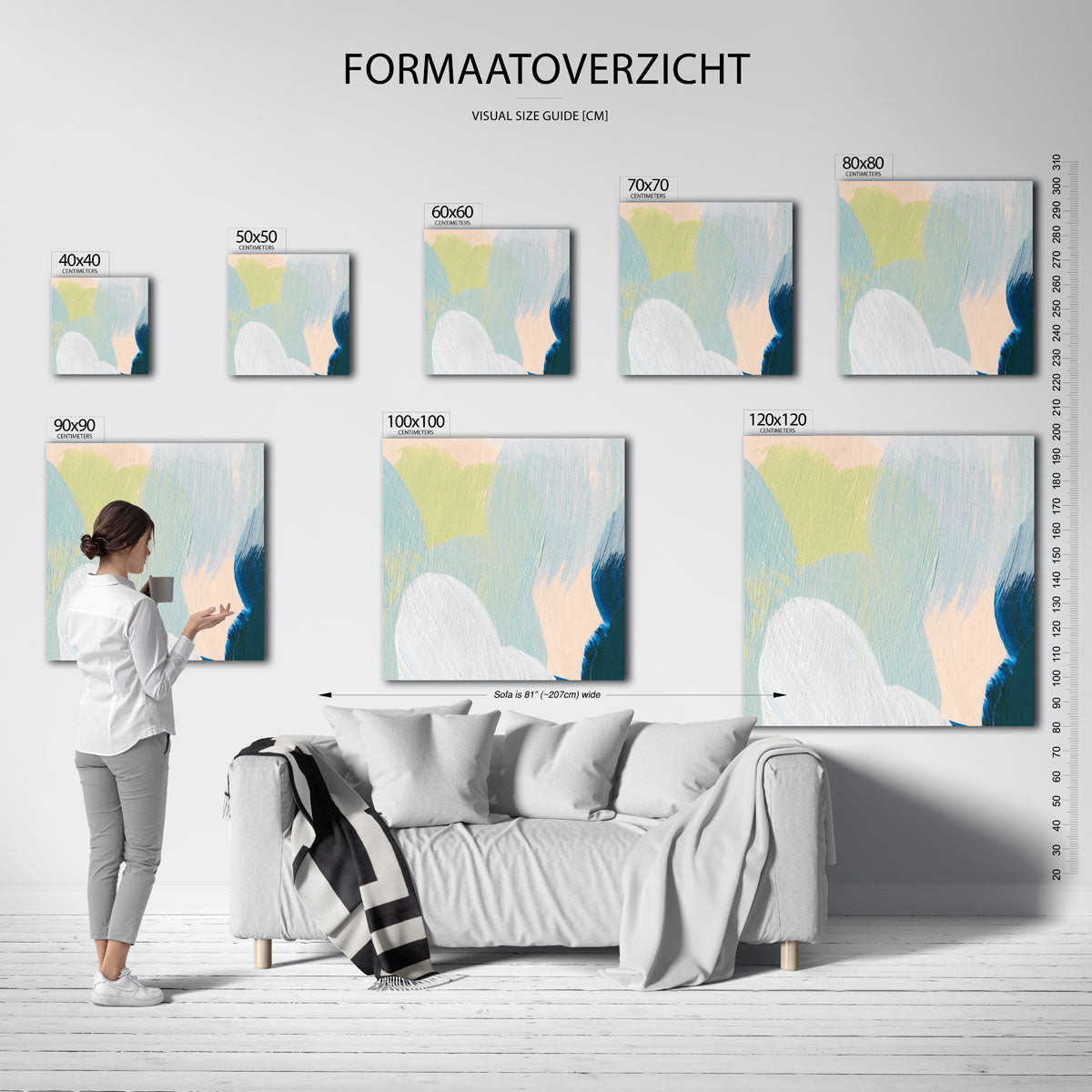 Abstracte vormen Poster