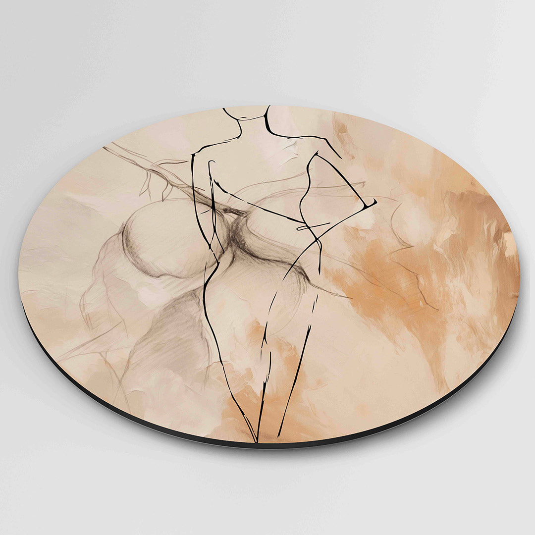 Abstracte figuur Muurcirkel