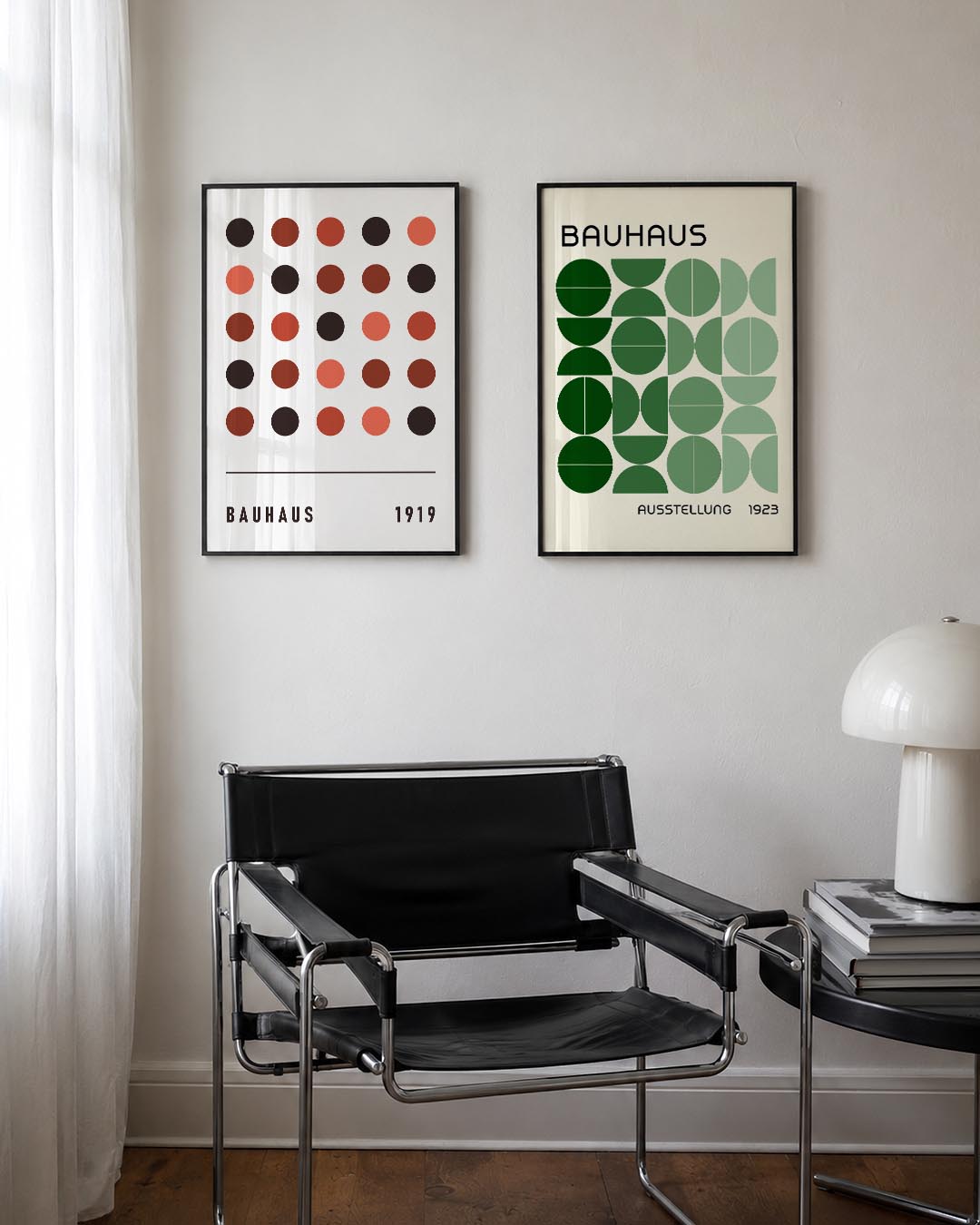 Cirkelritme en kleur Posterset