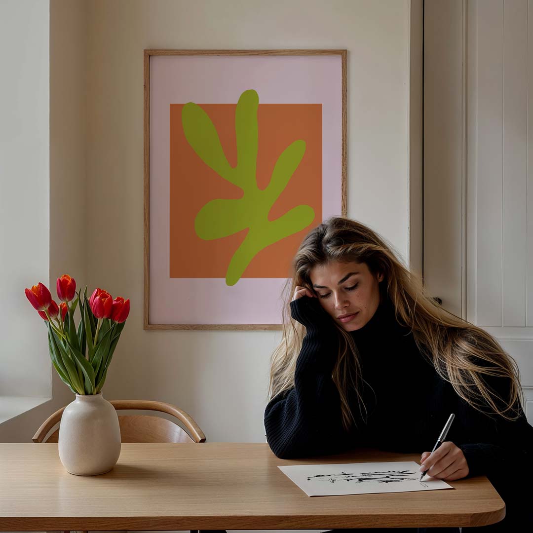 Vrolijke Botanische Poster-WallArtistic