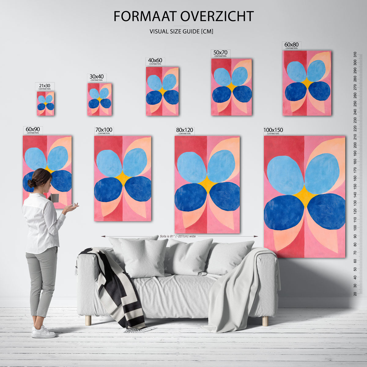 Vormen en kleuren Poster