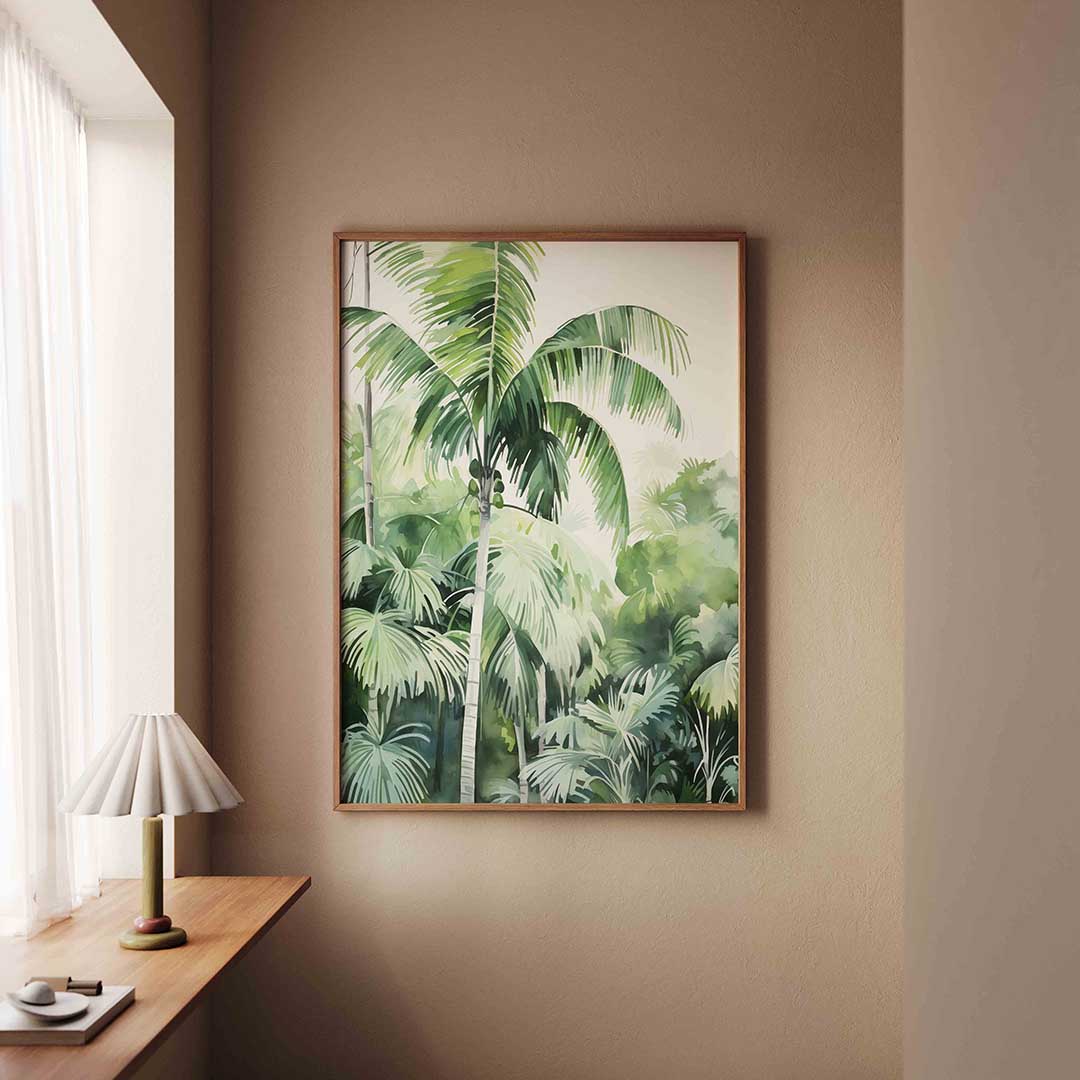 Tropische bladeren Poster