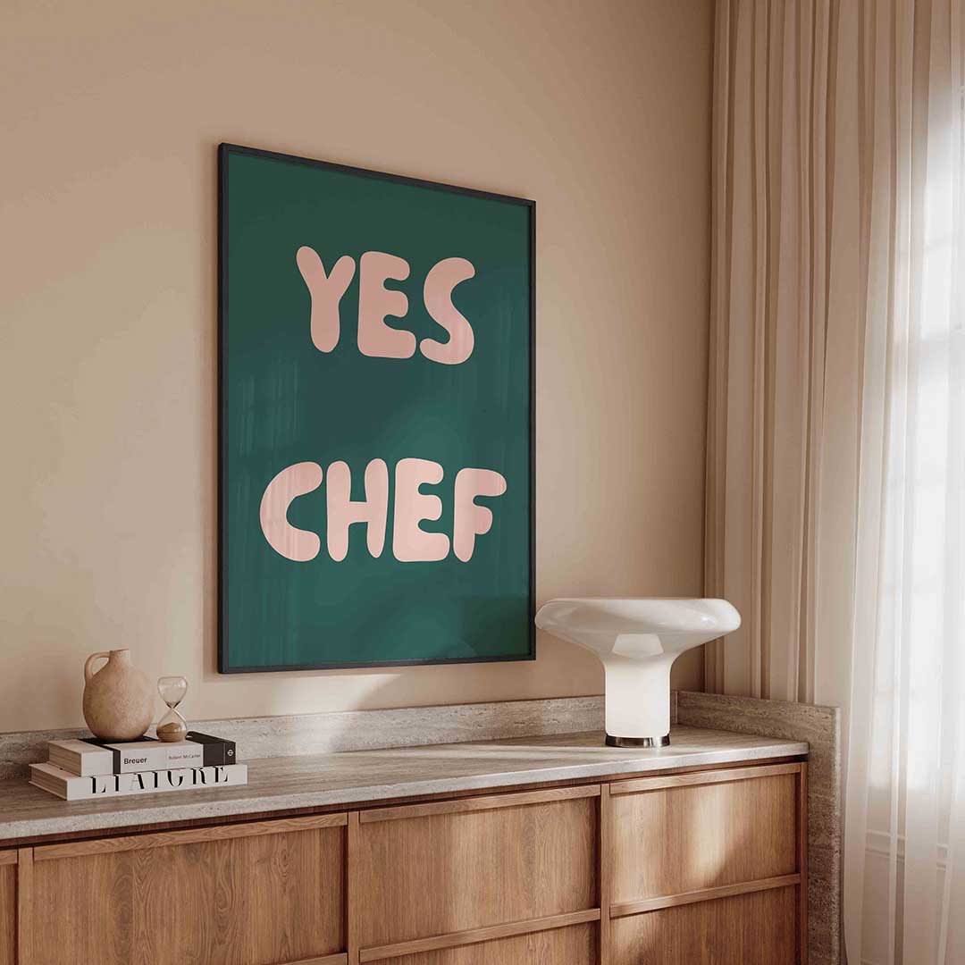 Yes chef Poster