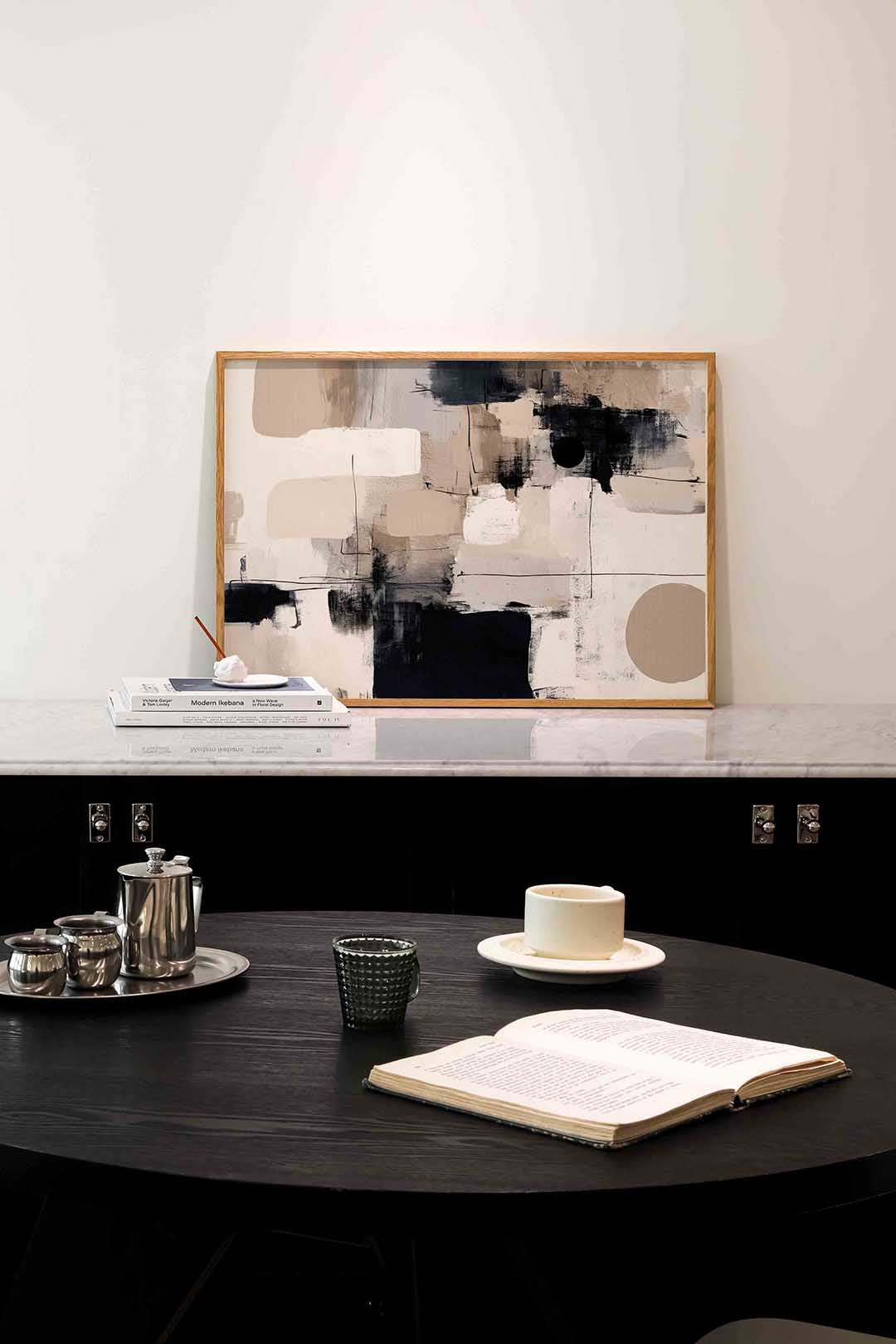 Abstracte vormen Poster
