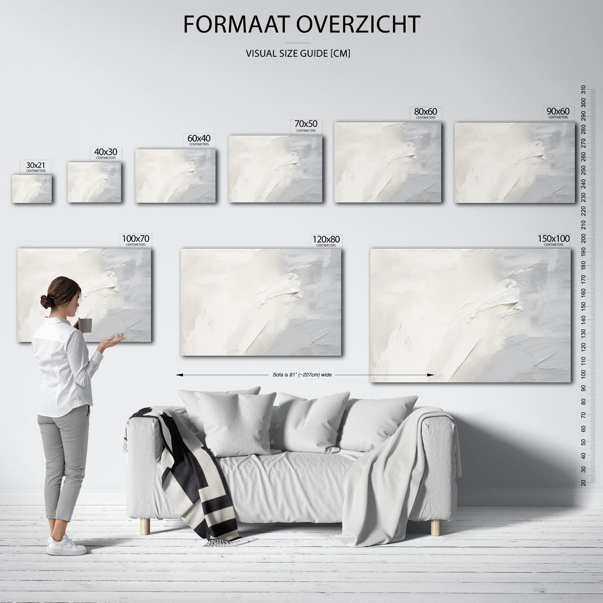 Abstracte textuur Poster