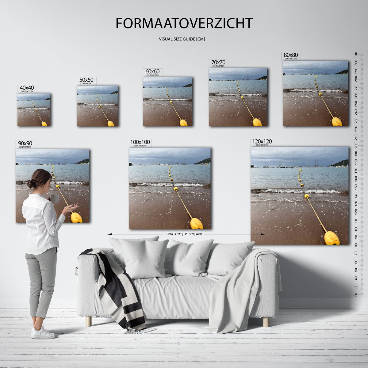 Zee en boeien Poster
