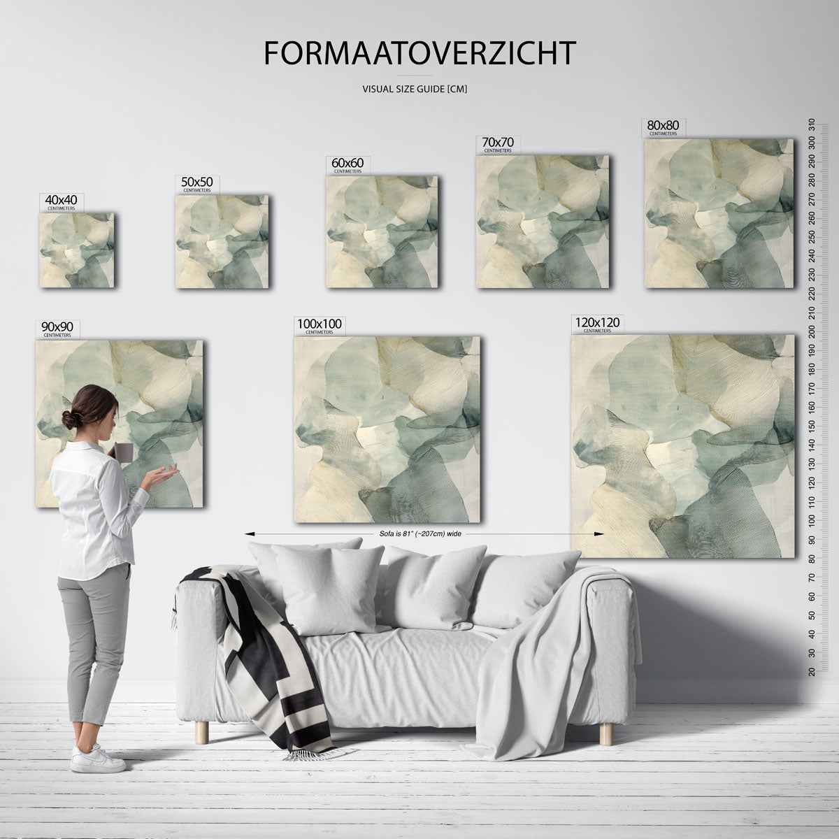 Abstracte vormen Poster