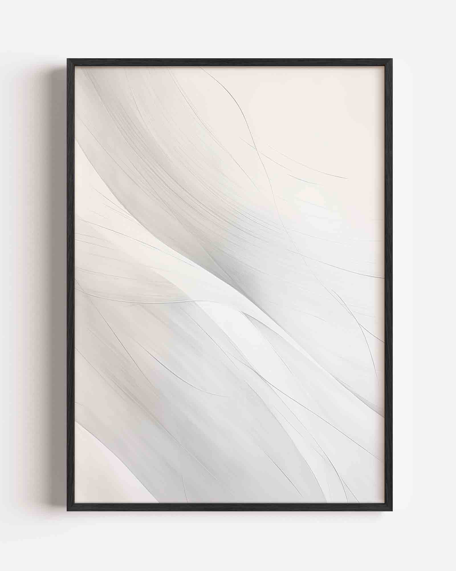 Vloeiende lijnen Poster