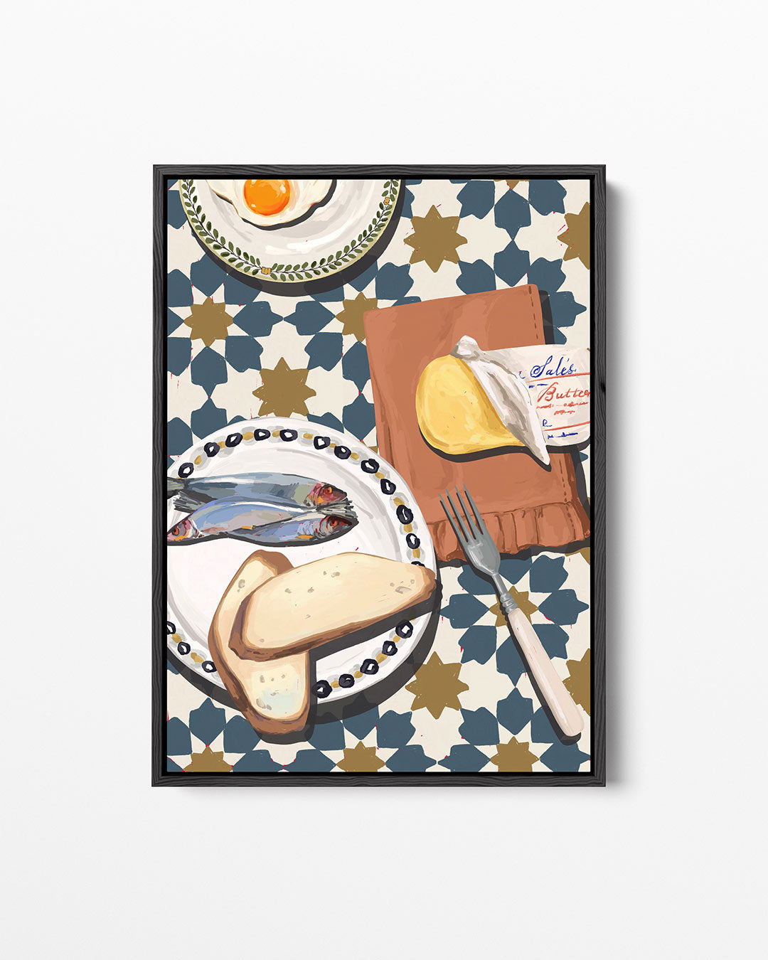 Ontbijt mozaïek Kunstwerk