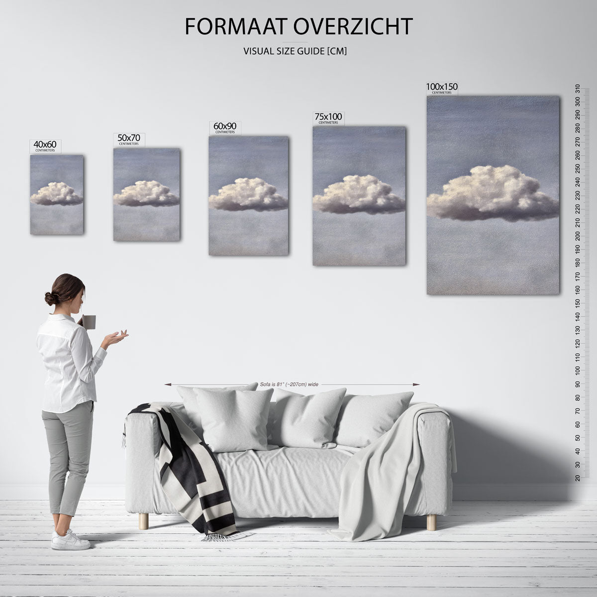 Dromerige wolk Kunstwerk