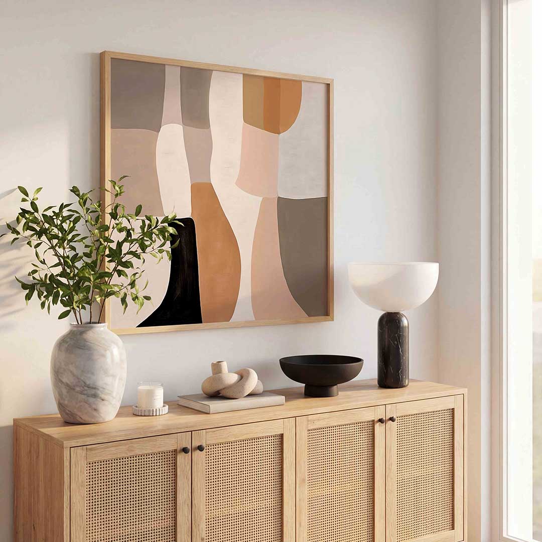 Abstracte vormen Poster