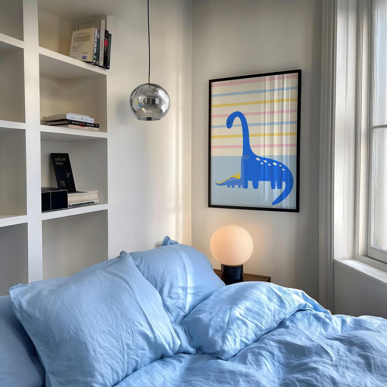 Schattige Dino Vrienden Poster-WallArtistic