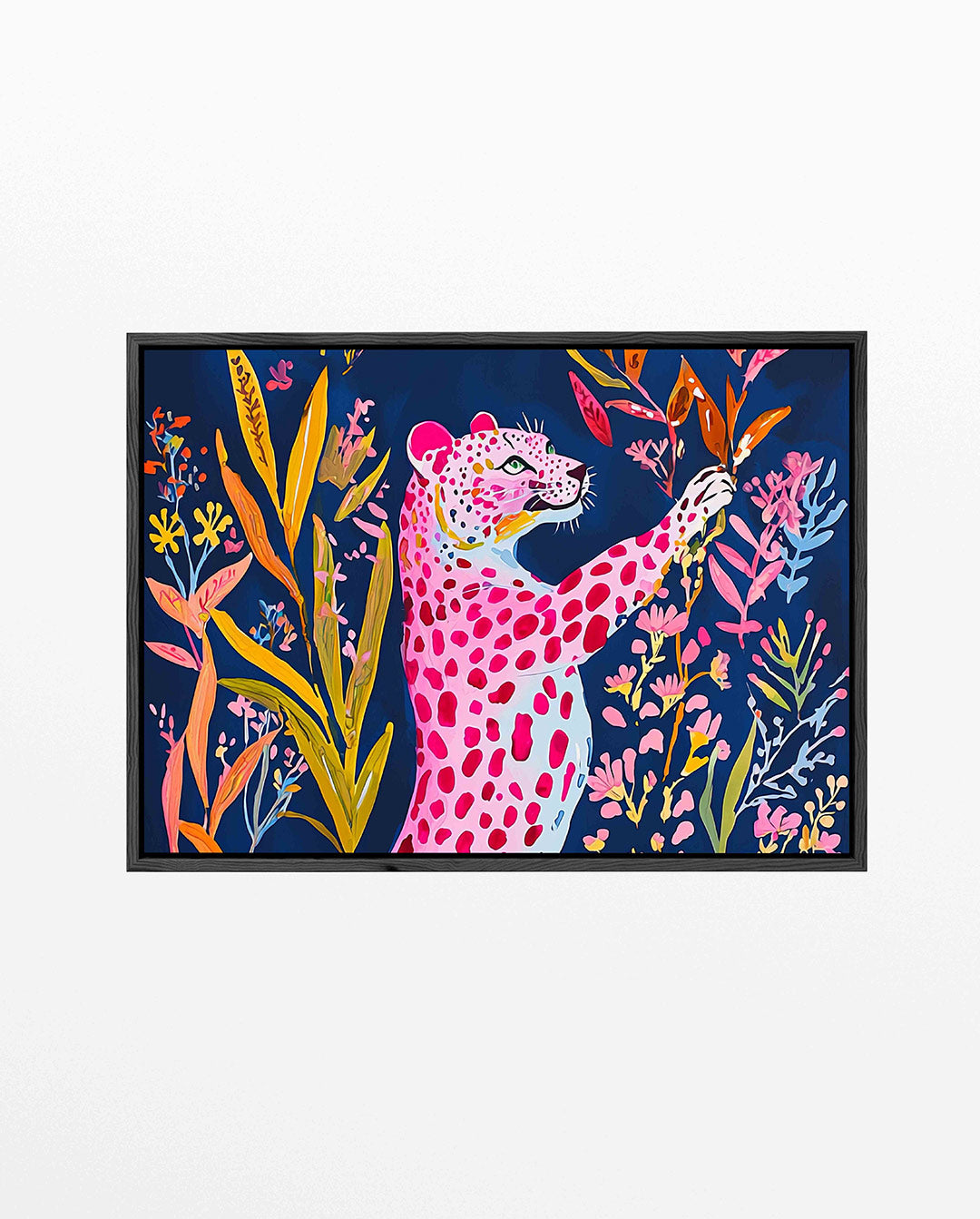 Vrolijke luipaard Kunstwerk