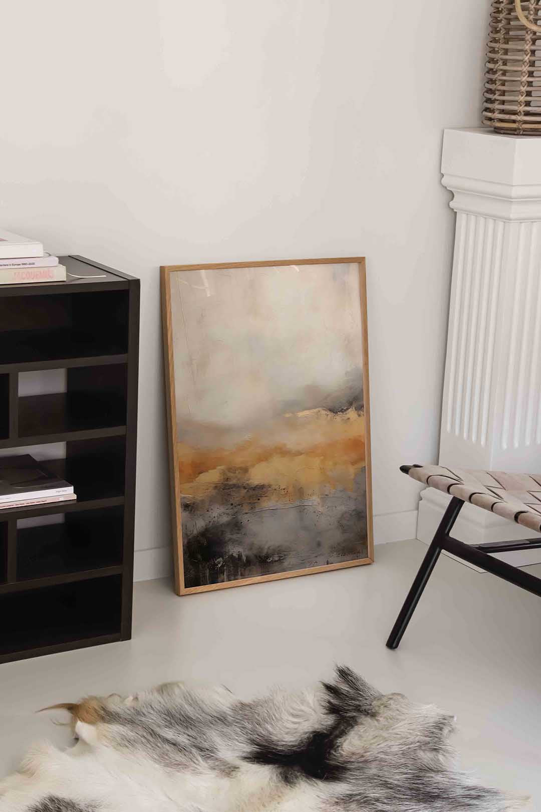 Abstracte landschap Poster