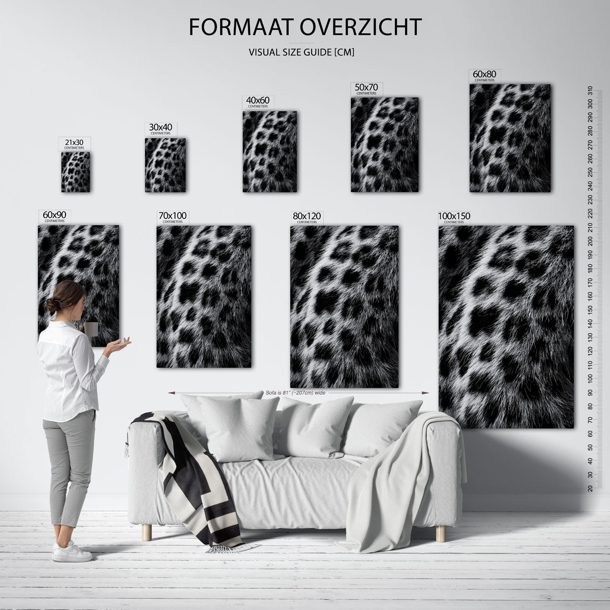 Gevlekte vacht Poster