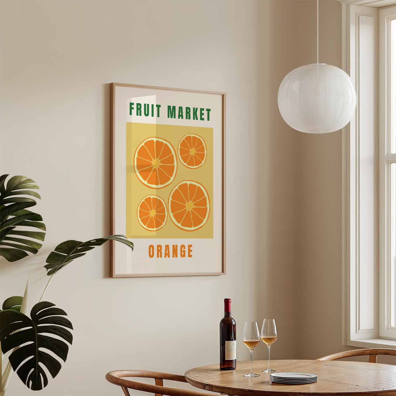 Verfrissende Sinaasappelposter-WallArtistic