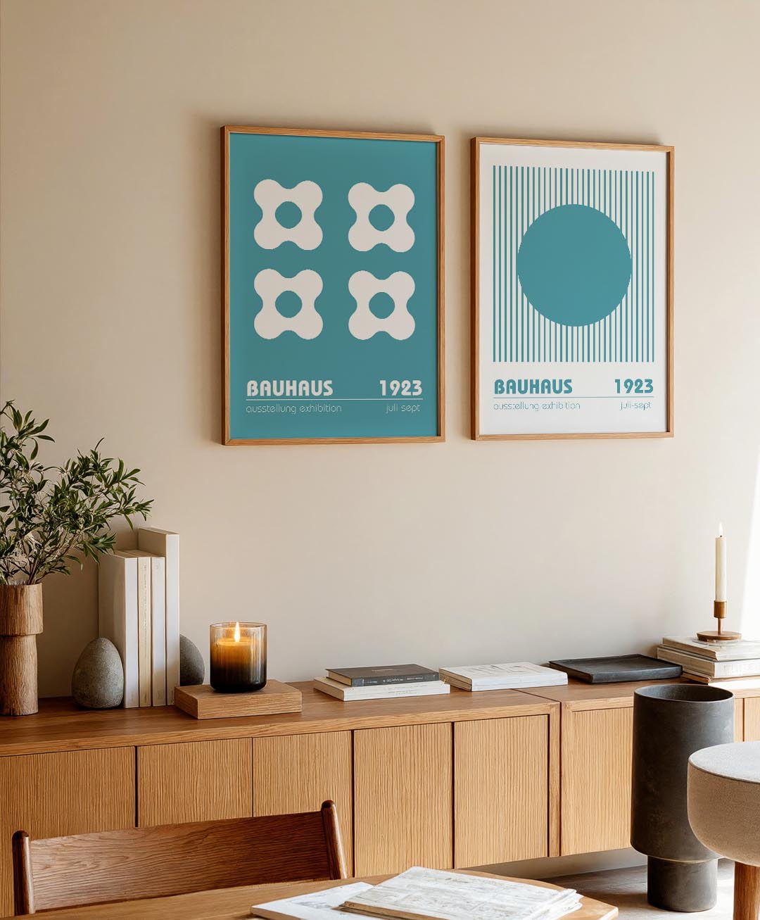 Vormen en vlakken Posterset