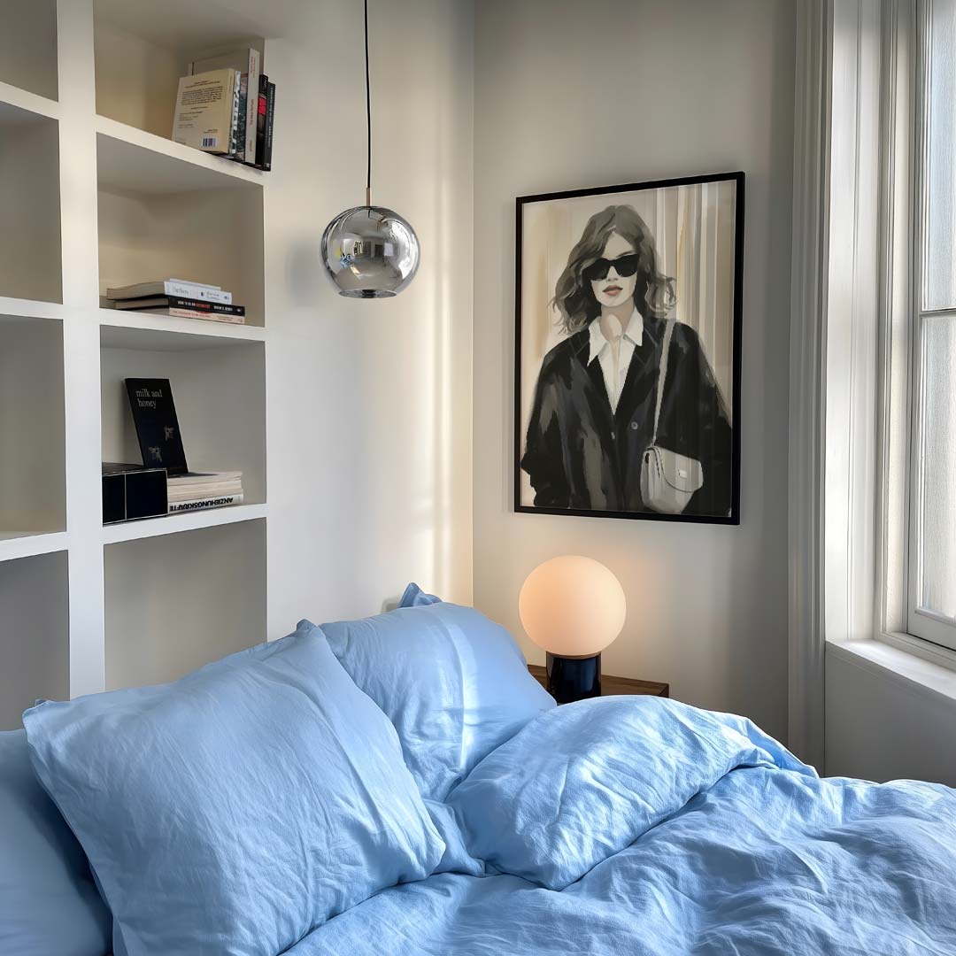 Stijlvolle Vrouwelijke Elegantie Poster-WallArtistic