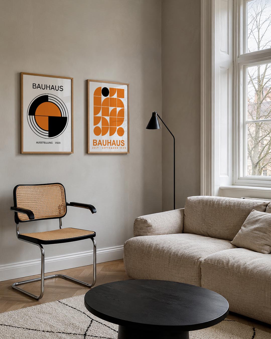 Cirkelpatroon en kleur Posterset