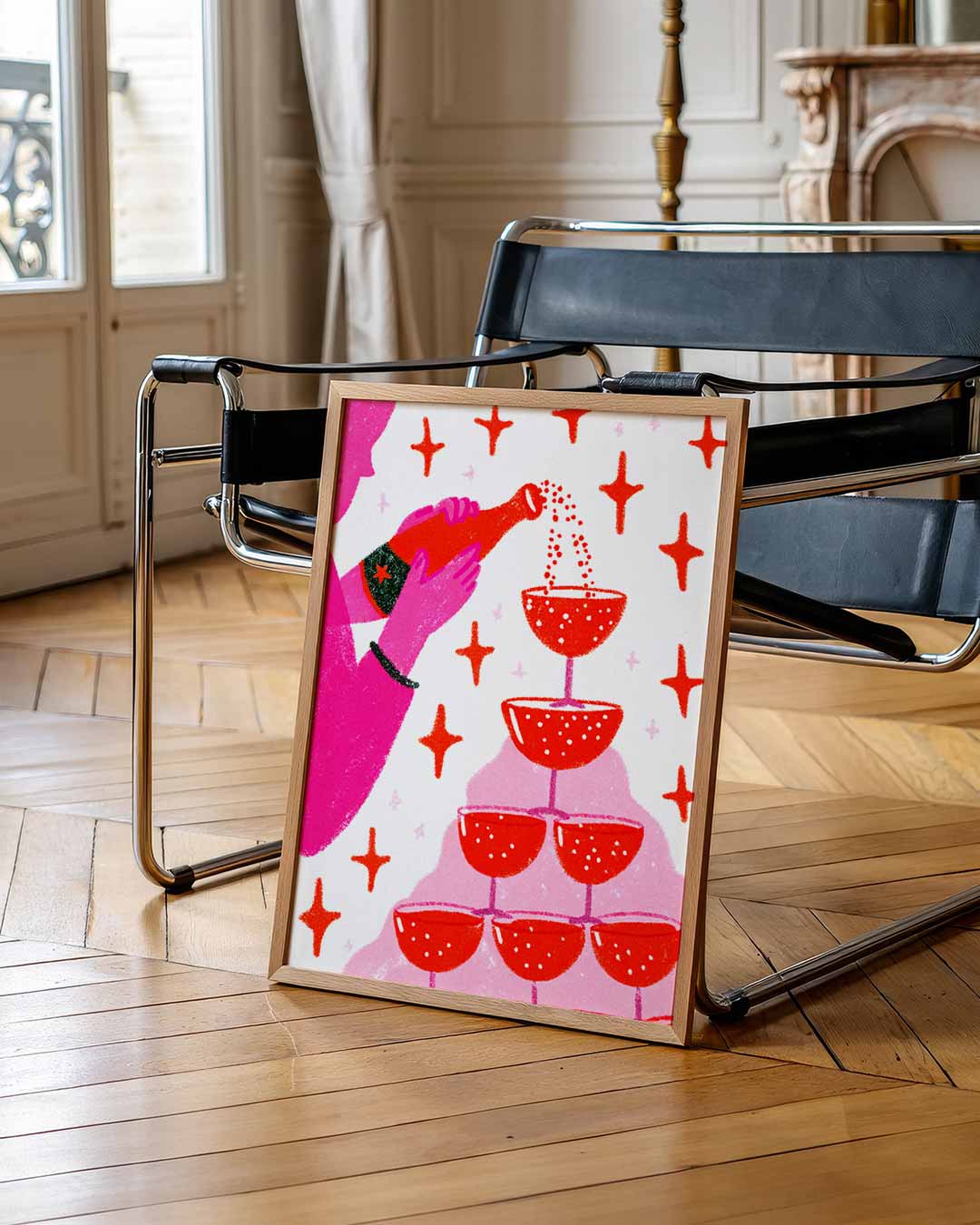 Bubbels & Sprankels Feestposter-WallArtistic