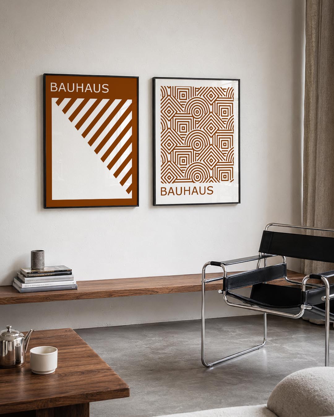 Diagonal lijnen Postersets