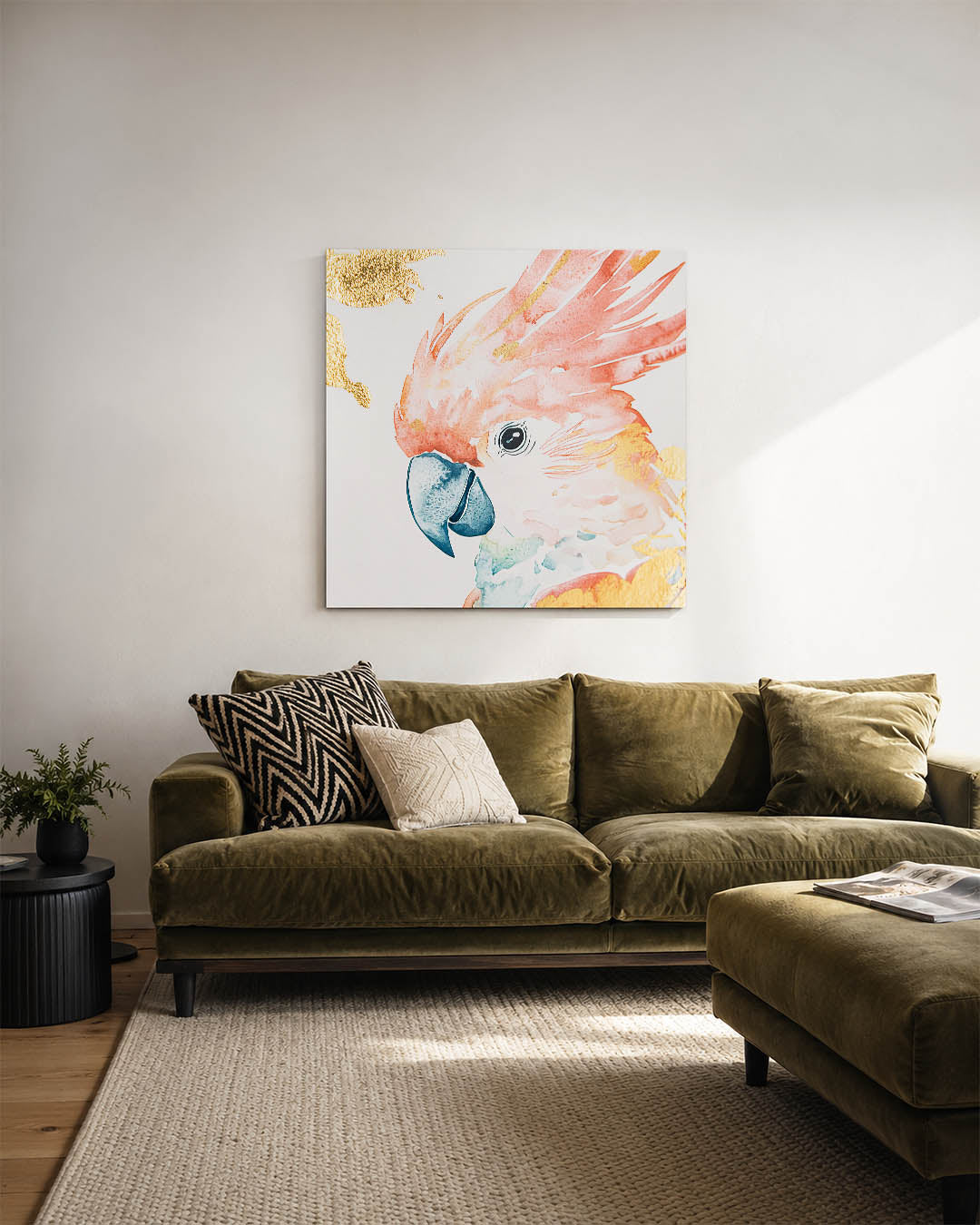 Vrolijke vogel illustratie Kunstwerk