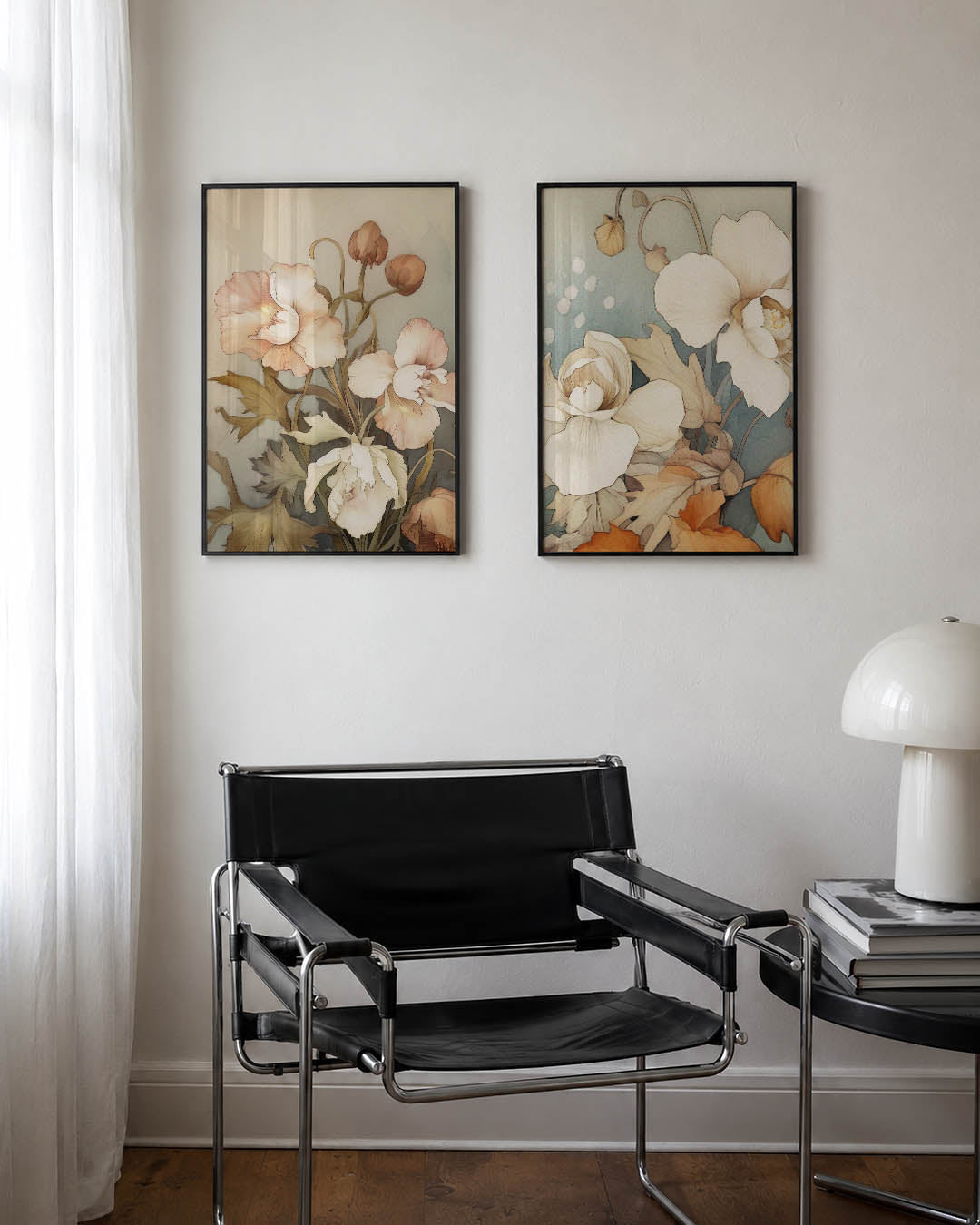 Bloemrijke sereniteit Posterset