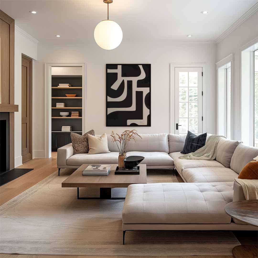 Abstract Elegance Wanddecoratie Kunstwerk-canvas-dibond-plexiglas-wanddecoratie-WallArtistic