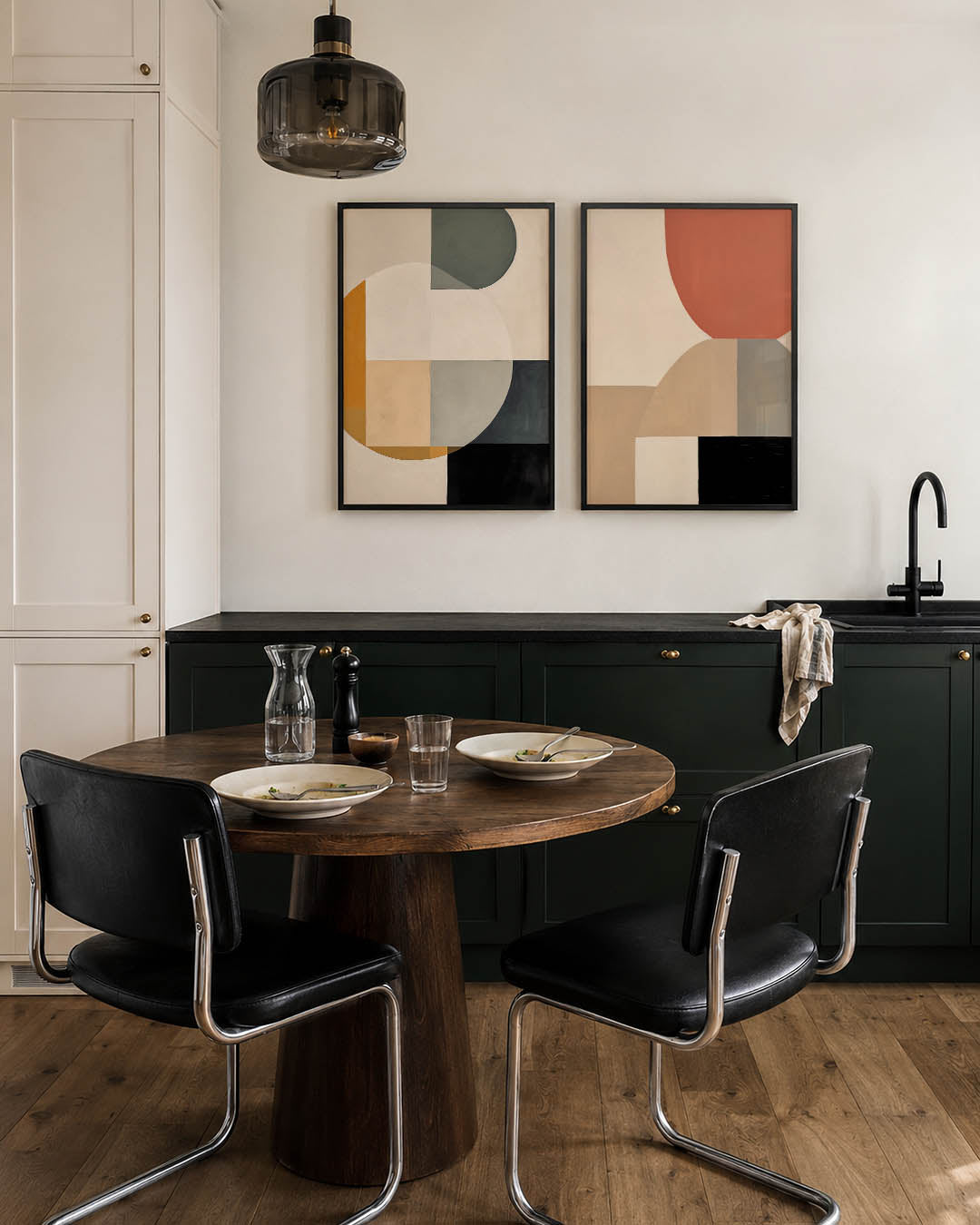 Vorm en kleurenspel Posterset