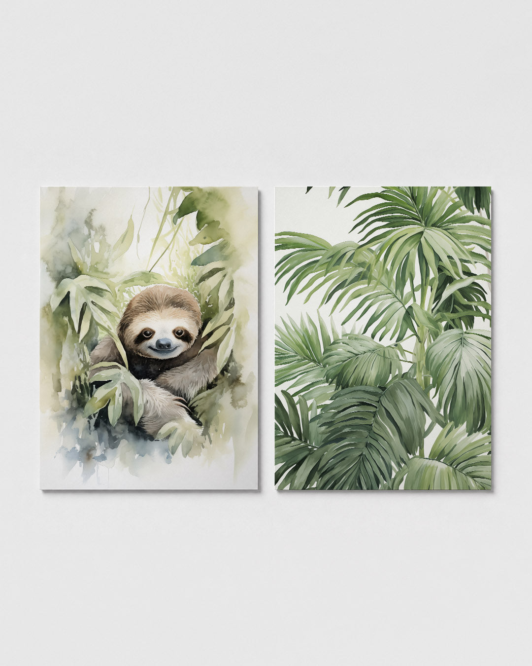 Groene jungle harmonie Posterset