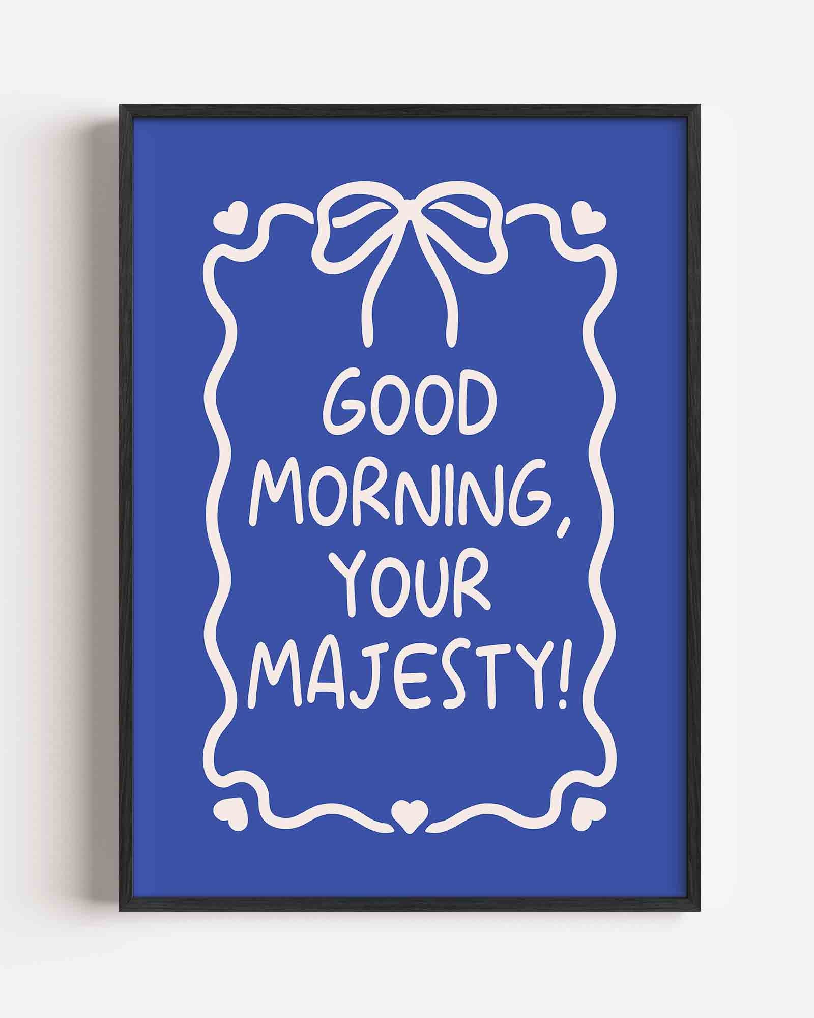 Good morning tekst Poster