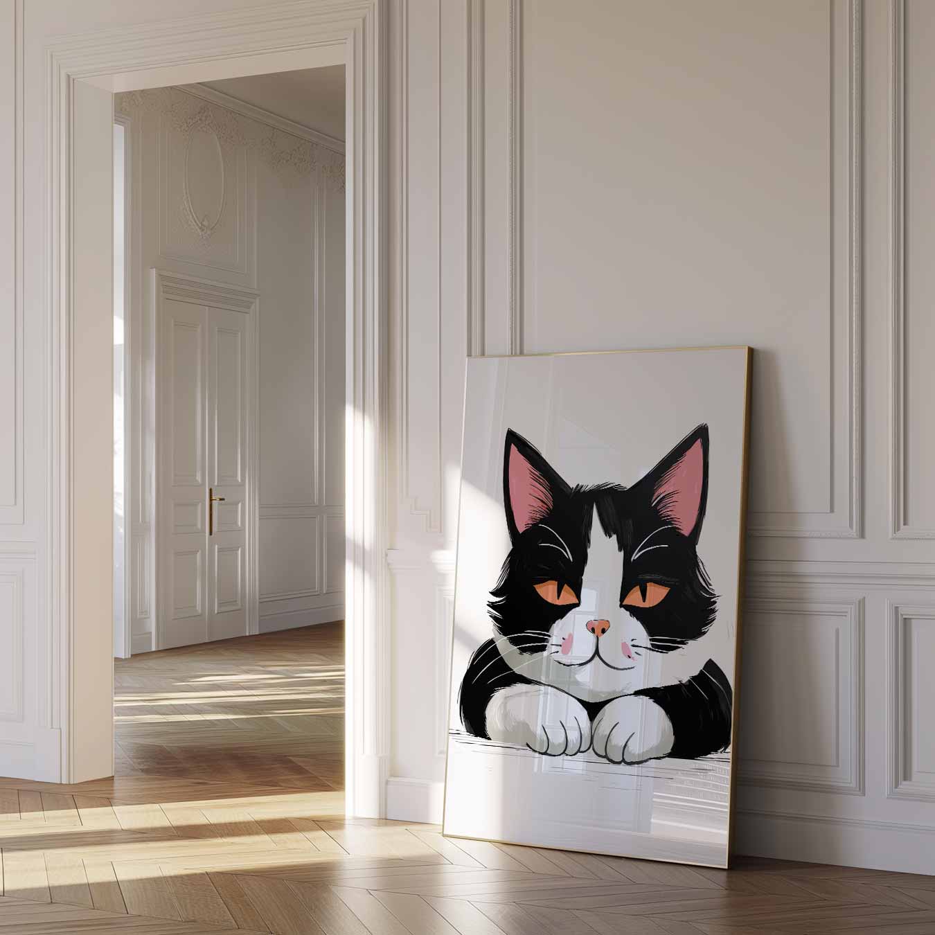 Charmante Kattenposter-WallArtistic
