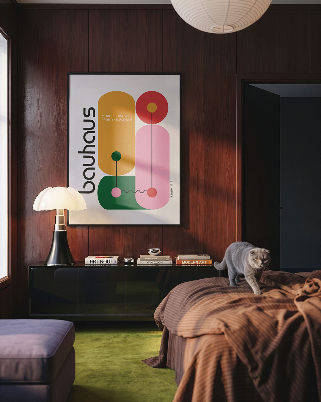 Vormen en kleurvlakken Poster