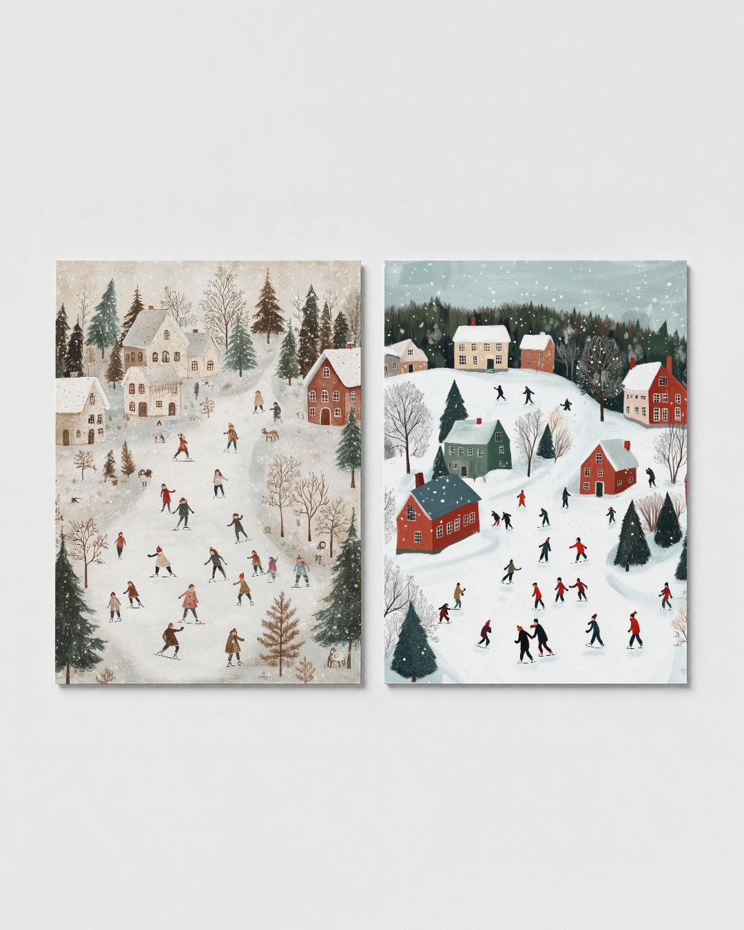 Winterse gezelligheid Posterset