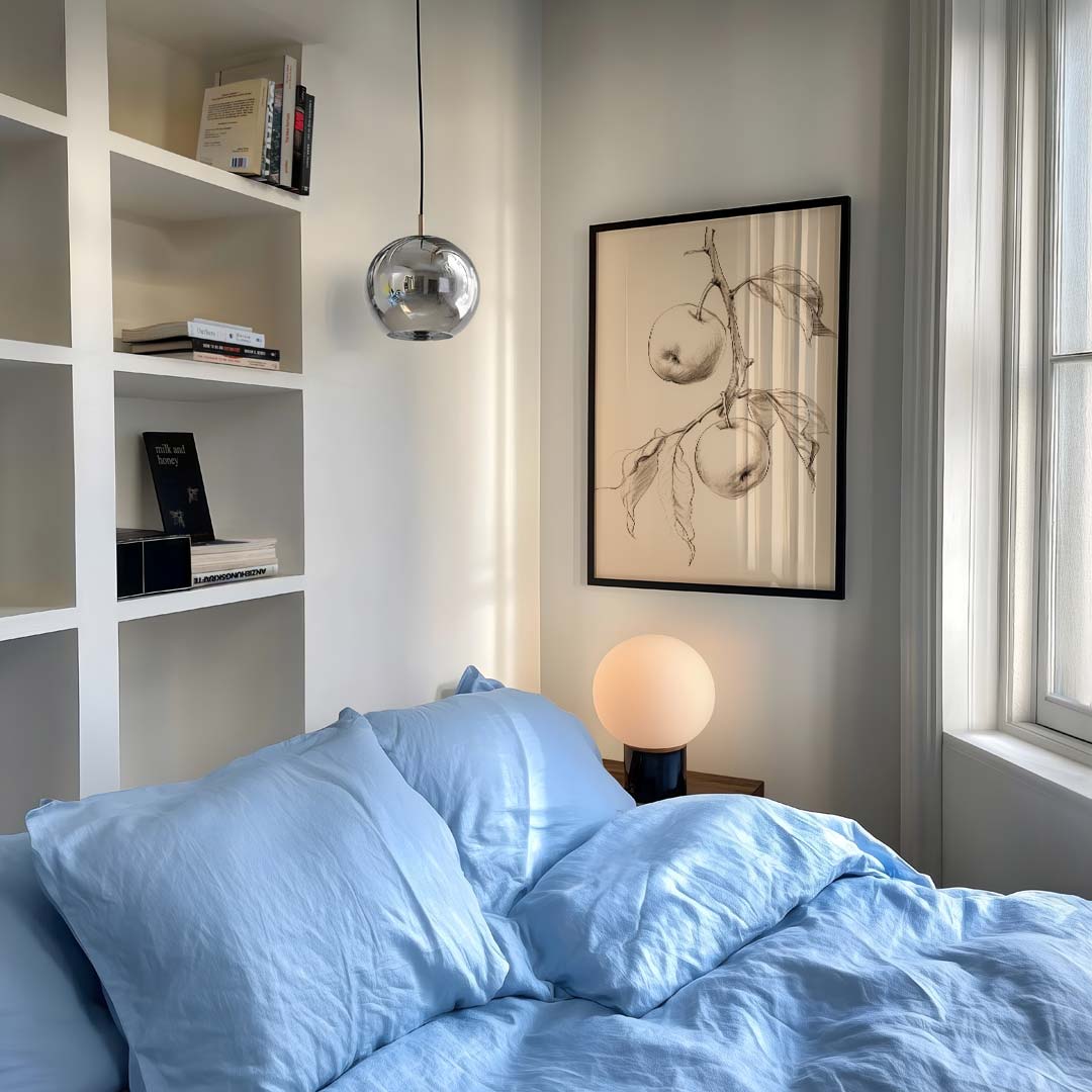 Elegante Potloodschets Appeltak Poster-WallArtistic