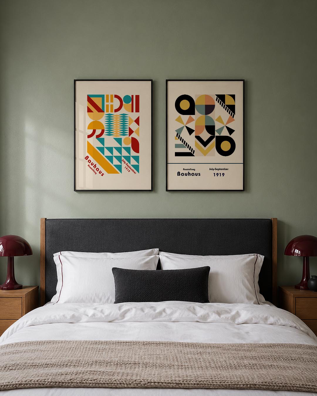 Vorm en kleurenspel Posterset