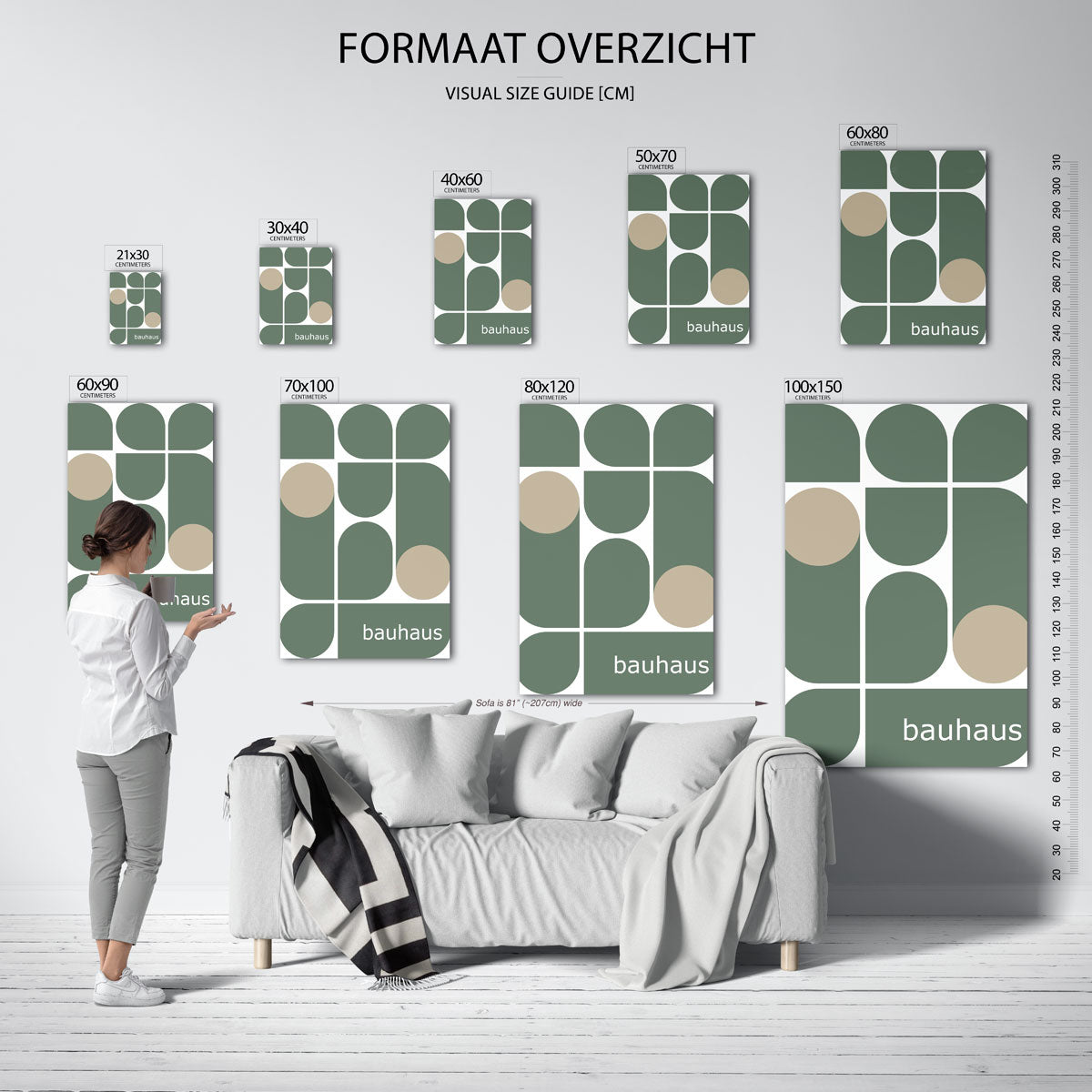 Vorm en kleur Poster