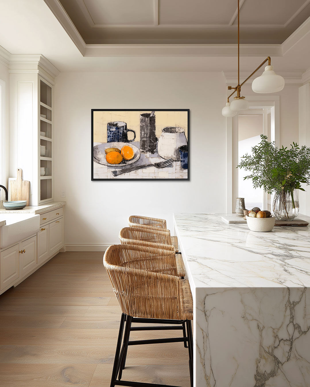 Stilleven met citrus Kunstwerk