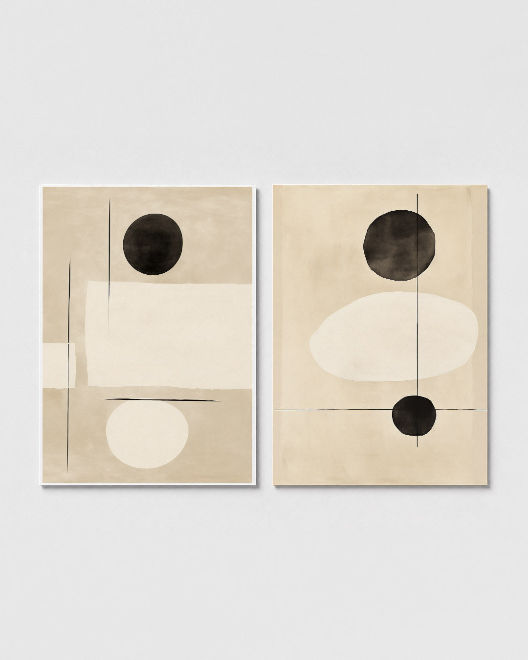 Vormen en vlakken Posterset