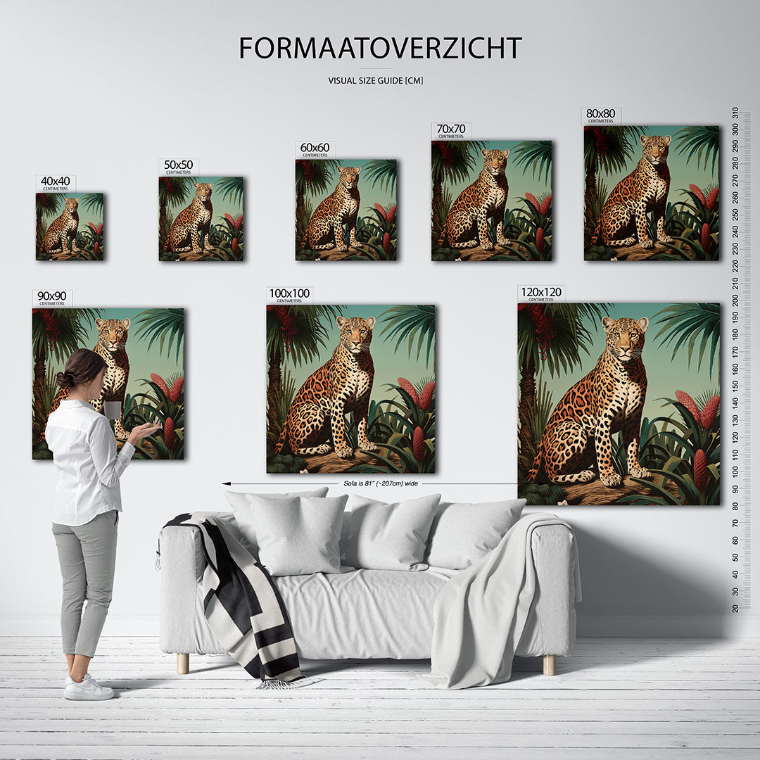 Tropische dierenwereld Kunstwerk