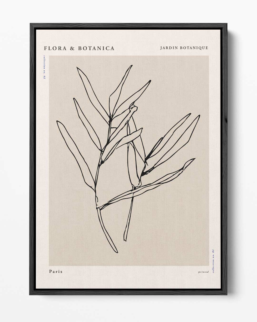 Botanische Schetswandeling Kunstwerk-canvas-dibond-plexiglas-wanddecoratie-WallArtistic