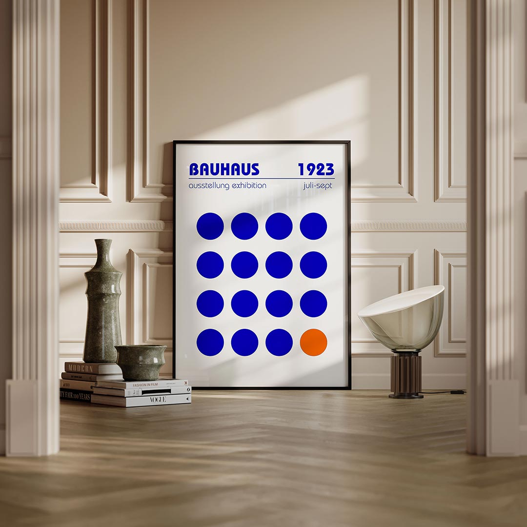 Cirkelritme en kleur Poster