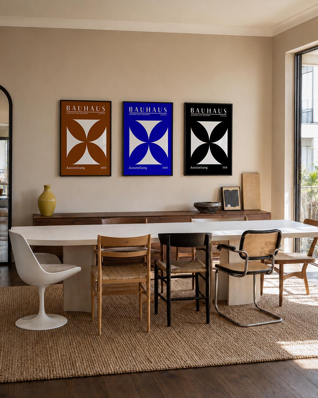 Vormen en vlakken Posterset