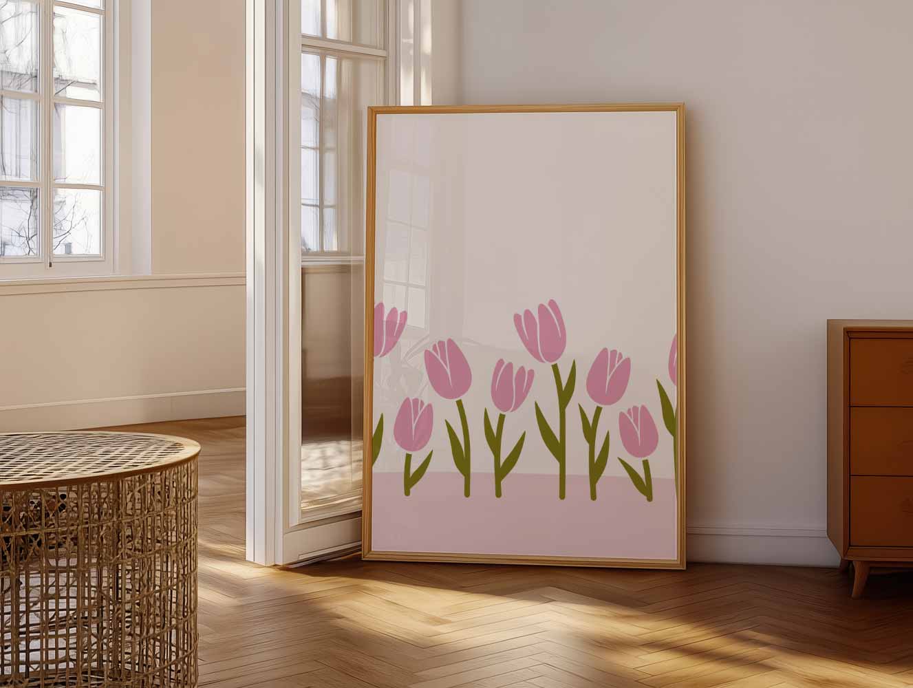 Tulpenliefde Poster-WallArtistic
